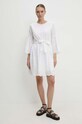 Answear Lab sukienka bawełniana biały 1419.td