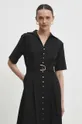 чорний Бавовняна сукня Answear Lab