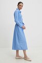 Памучна рокля Answear Lab sng.sud0dw.tjs син WW24