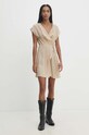 Šaty Answear.LAB YS043.HWK béžová WW24