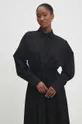 crna Pamučna haljina Answear Lab