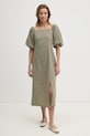 Îmbrăcăminte Answear Lab rochie din bumbac 35189.TWK verde