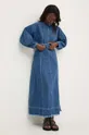 Φόρεμα τζιν Answear Lab μπλε