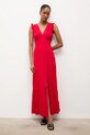 Answear.LAB sukienka rozkloszowana z wiskozy pablo.fd czerwony WS25