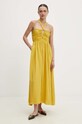 Answear Lab sukienka MR21432.hh żółty WZ24