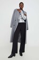 Answear Lab sweter 2433.HWK srebrny WW24