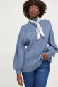 niebieski Answear Lab sweter