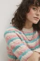 rózsaszín Answear Lab gyapjú pulóver