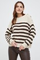 Answear Lab sweter z wełną AT8115.HWK beżowy WW24