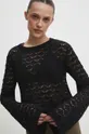 crna Pamučni pulover Answear Lab
