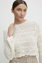 beige Answear Lab maglione in cotone