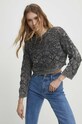 Хлопковый свитер Answear.LAB серый 4130.tw