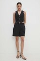 Answear Lab pantaloncini in cotone LSRT548LAYABL.GWK nero WW24