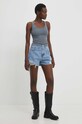 Džínové šortky Answear.LAB 6253.td modrá WW24