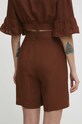 Îmbrăcăminte Answear Lab pantaloni scurți cu in 16439.tjs maro