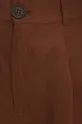 hnedá Ľanové šortky Answear Lab