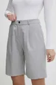 siva Kratke hlače Answear Lab Ženski