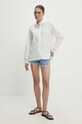 Answear Lab pantaloni scurti jeans l0950.id albastru WW24