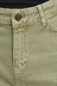 Answear Lab pantaloni scurti jeans verde bs3047.tjs