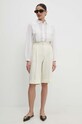 Answear Lab pantaloni scurti bej 1857.ijs