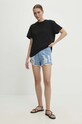 Answear.LAB szorty jeansowe 5503.fjs niebieski WW24