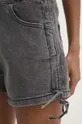 sivá Rifľové krátke nohavice Answear Lab