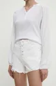 bijela Traper kratke hlače Answear Lab Ženski