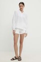 Rifľové krátke nohavice Answear.LAB a78.ijs biela WW24