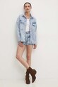 Answear Lab pantaloni scurti jeans 19284.tjs albastru WZ24