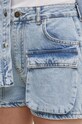 Answear Lab pantaloni scurti jeans albastru 19284.tjs