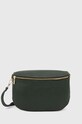 Answear Lab poseta de piele uni verde m.0883.HWK