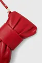 červená Kožená kabelka Answear Lab