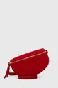 rdeča Semiš torbica za okoli pasu Answear Lab Ženski
