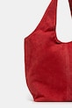 Accesorii Answear Lab geanta de mana din piele intoarsa 766.HKK rosu