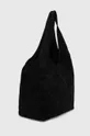 Answear Lab borsa in pelle scamosciata nero