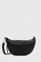 Answear Lab borseta de piele uni negru b222.iw