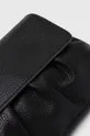 čierna Kožená kabelka Answear Lab