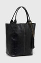 Кожаная сумочка Answear.LAB 579.HWK чёрный WW24
