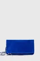 plava Torba od brušene kože Answear Lab Ženski