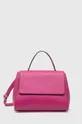рожевий Шкіряна сумочка Answear Lab Жіночий