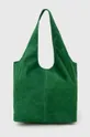зелений Замшева сумочка Answear Lab Жіночий