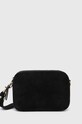 Answear Lab geanta de mana din piele intoarsa uni negru 6892.FWK