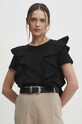 Answear Lab t-shirt fekete pk2397.iw