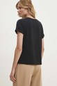 Odzież Answear Lab t-shirt z lnem E24.72.FKK czarny