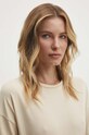 Answear Lab tricou din bumbac bej 3683.tjs