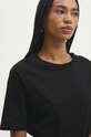 Answear Lab t-shirt bawełniany czarny 3683.tjs