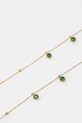 Цепочка и браслет Answear.LAB 32183.32182.fos зелёный WW25