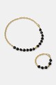 Náhrdelník a náramok Answear.LAB ostatné čierna 21039.21040.fos