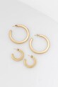 Сережки Answear.LAB 2-pack Gift Box золотий D5724.D5722.hms