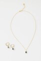 Серебряный комплект - колье и серьги Answear.LAB золотой PGAR794.PPAC61N.hos